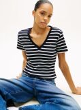 Multi V-Neck Slim Fit T-Shirt  Women