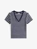 Multi V-Neck Slim Fit T-Shirt  Women