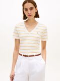 Multi V-Neck Slim Fit T-Shirt  Women