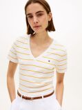Multi V-Neck Slim Fit T-Shirt  Women