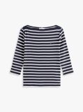 Multi T-Shirt Σε Slim Γραμμή Με Boat Λαιμόκοψη  Γυναίκες