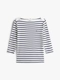 Multi T-Shirt Σε Slim Γραμμή Με Boat Λαιμόκοψη  Γυναίκες