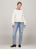 Denim Classics High Rise Fitted Straight Distressed Ankle Jeans  Women