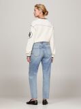 Denim Classics High Rise Fitted Straight Distressed Ankle Jeans  Women