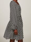 Multi Jagged Print Oversized Knee Length Dress  Women