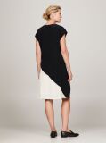 Multi Colour-Blocked Knee Length Dress  Women