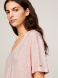Pink V-Neck Relaxed T-Shirt  Women