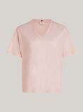 Pink V-Neck Relaxed T-Shirt  Women