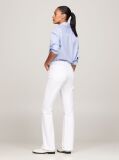White Maddie Mid Rise Bootcut White Jeans  Women
