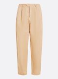 Beige Relaxed Straight Chinos  Women