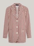Multi TH Monogram Oversized Καρό Blazer  Γυναίκες