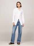 White TH Monogram Waisted Regular Fit Shirt  Women