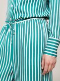 Multi Relaxed Wide Leg Stripe Pull-On Trousers  Women