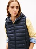 Blue Padded Global Stripe Vest  Women