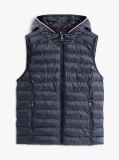 Blue Padded Global Stripe Vest  Women