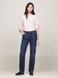 Blue Classic Straight Regular Waist Jeans  Women