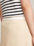 Beige Flag Embroidery A-Line Mini Skirt  Women