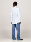 Blue Double Button Waisted Fitted Shirt  Women