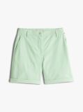 Green Relaxed Chino Bermuda Shorts  Women