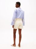 White Relaxed Chino Bermuda Shorts  Women