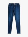 Blue Skinny Jeans Dark Blue  Women