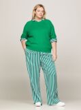 Multi Curve Stripe Pull-On Trousers  Women