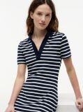 Multi Slim Open V-Neck Polo Dress  Women