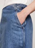 Denim Ψηλόμεση Slim Denim Midi Φούστα  Γυναίκες