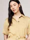 Beige TH Monogram Stamp Midi Utility Dress  Women