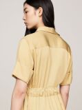Beige TH Monogram Stamp Midi Utility Dress  Women