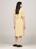 Beige TH Monogram Stamp Midi Utility Dress  Women