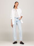 Denim High Rise Straight Twisted Seam Jeans  Women