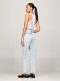 Denim High Rise Straight Twisted Seam Jeans  Women