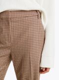 Multi Check Slim Straight Leg Trousers  Women