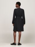 Black Gathered Fit And Flare Mini Dress  Women