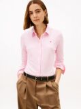 Pink 1985 Slim Fit Pique Shirt  Women