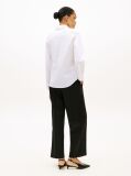 White Stretch Regular Long-Sleeve Shirt  Women