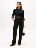 Black Pure Wool Cable Knit Jumper  Women