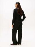 Black Pure Wool Cable Knit Jumper  Women
