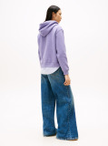Purple Logo Embroidery Hoody  Women
