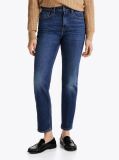Blue Faded High Rise Slim Ankle Jeans  Women