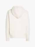 Beige Logo Embroidery Hoody  Women