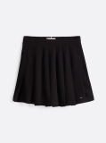 Black Pleated Mini Skirt  Women