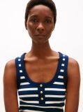 Multi Henley Slim Tank Top  Women