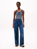 Multi Henley Slim Tank Top  Women