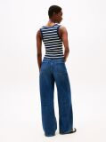 Multi Henley Slim Tank Top  Women