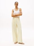White Henley Slim Tank Top  Women