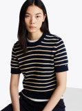 Multi Short Sleeve Crew Neck Jumper  Women