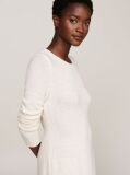 White Pure Wool Mini Jumper Dress  Women