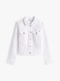 White White Slim Denim Jacket  Women